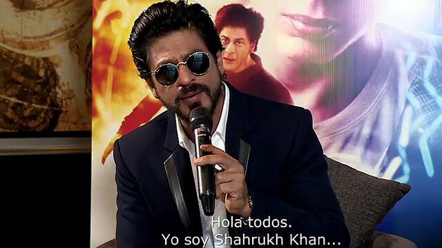 Shahrukh Khan envía saludo a sus fans peruanos hablando español [VIDEO] 