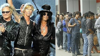 Guns N’ Roses: Fanáticos hacen largas colas por entradas al concierto 