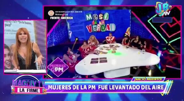 Magaly Medina critica a las 'Mujeres de la PM'