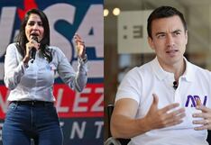 Ecuador: Daniel Noboa y Luisa González son favoritos para pasar a la segunda vuelta