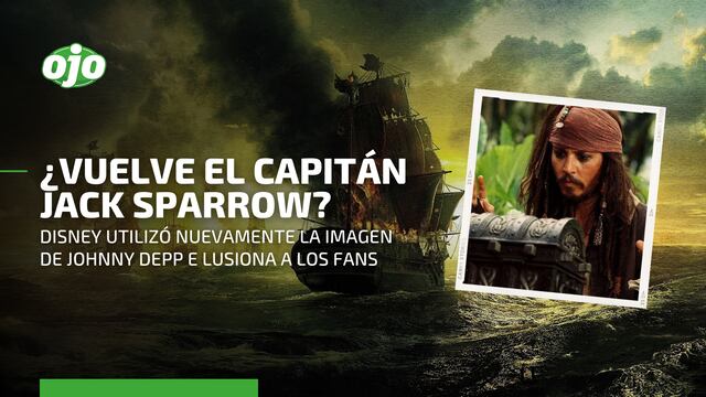 Johnny Depp: su imagen como “Jack Sparrow” vuelve a ser utilizada por Disney