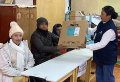 Primera mesa de votación se instaló en Huancavelica