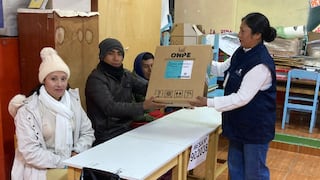 Primera mesa de votación se instaló en Huancavelica