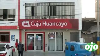 Delincuentes asaltan sede de Caja Huancayo en Villa El Salvador y huyen en mototaxi (VIDEO)