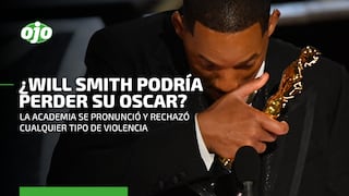 ¿Will Smith perdería su Oscar?: la Academia rechaza cualquier tipo de violencia