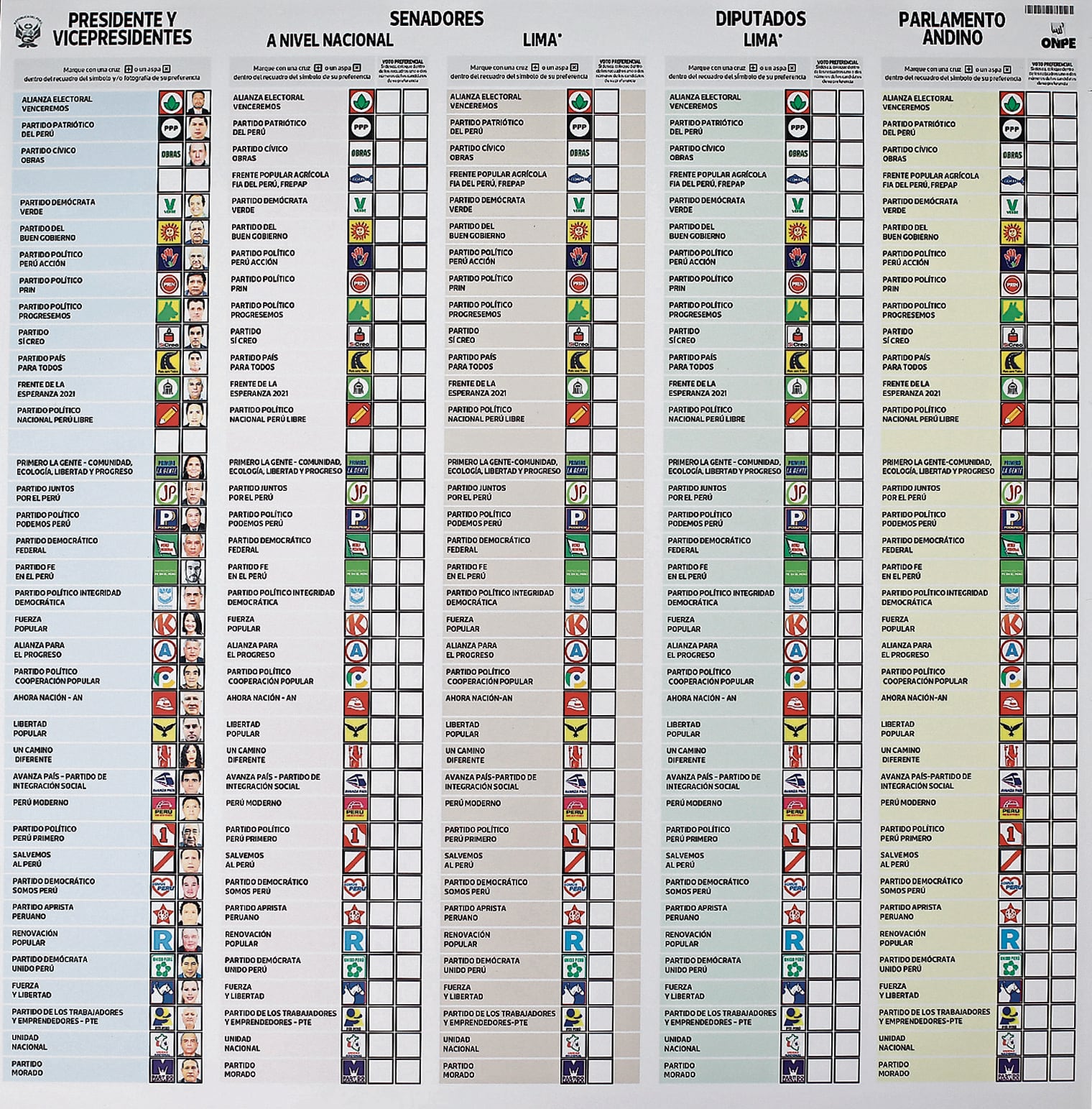 Foto de la cédula más grande y costosa de la historia, elecciones generales 2026. Fotos: Joel Alonzo/GEC
