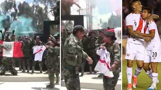 Perú vs. Colombia: policía de Huancayo alienta a la blanquirroja a ritmo de huaynito (VIDEO)