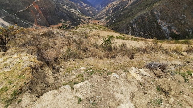 Ingemmet recomienda reubicar poblado de Turuna (Áncash) por peligro de deslizamientos