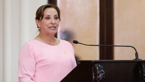 Presidenta Dina Boluarte en inauguración del I Consejo de Estado Municipal (Cemuni). (Foto: Captura Tv Perú)