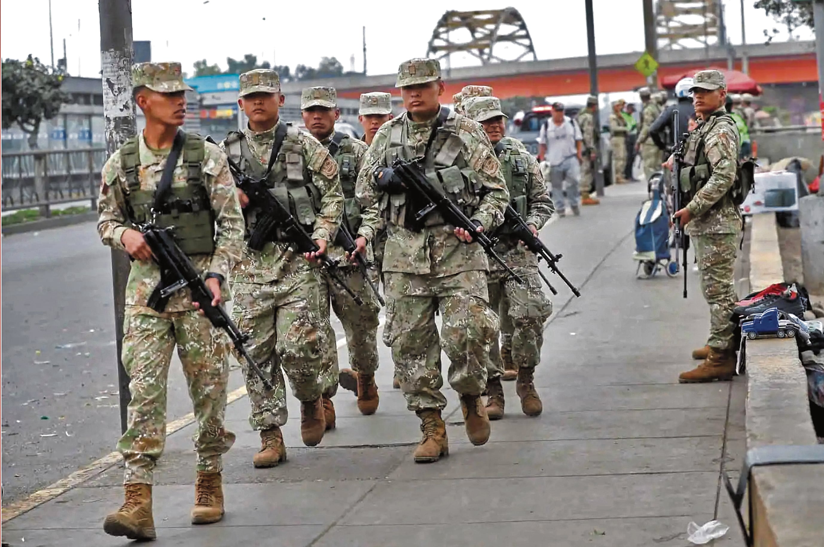 Militares brindarán apoyo a la Policía que seguirá en la conducción de las acciones de control de la seguridad pública.