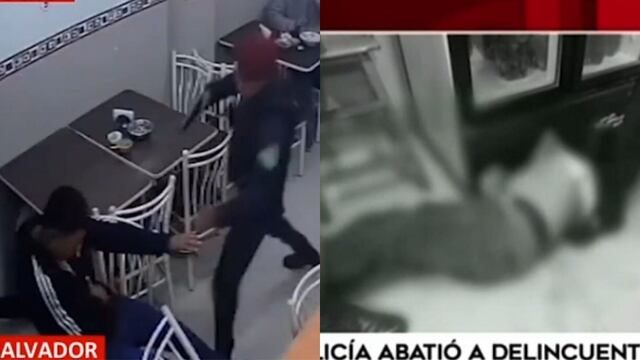 Villa El Salvador: policía abate de un balazo a delincuente en un chifa│VIDEO
