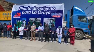 Yauli-La Oroya:  entregan planta de oxígeno para enfrentar una posible tercera ola de COVID-19
