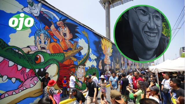 La Victoria: Presentan colorido mural en homenaje a Akira Toriyama
