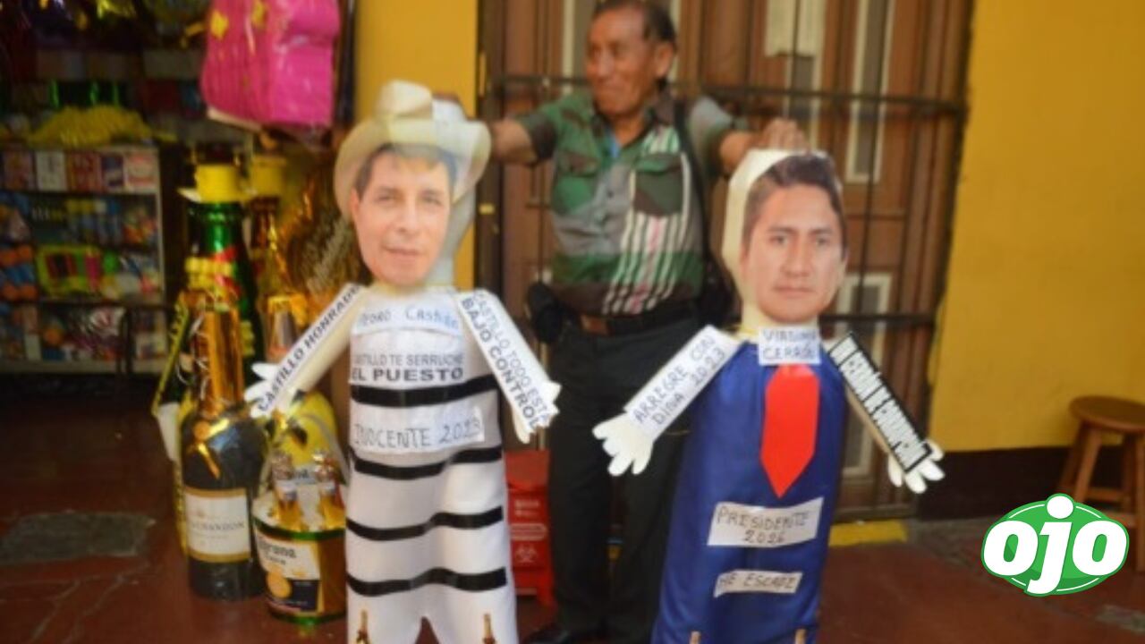 Pedro Castillo y Vladimir Cerrón serían los muñecos más vendidos para fin de año.