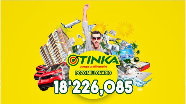 El pozo millonario de la Tinka reventó este domingo y un limeño se ganó más de S/ 18 millones