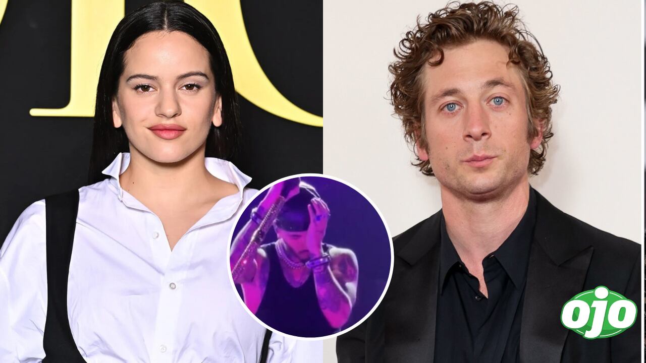 Rosalía y protagonista de 'The Bear' se lucen enamorados de la mano.