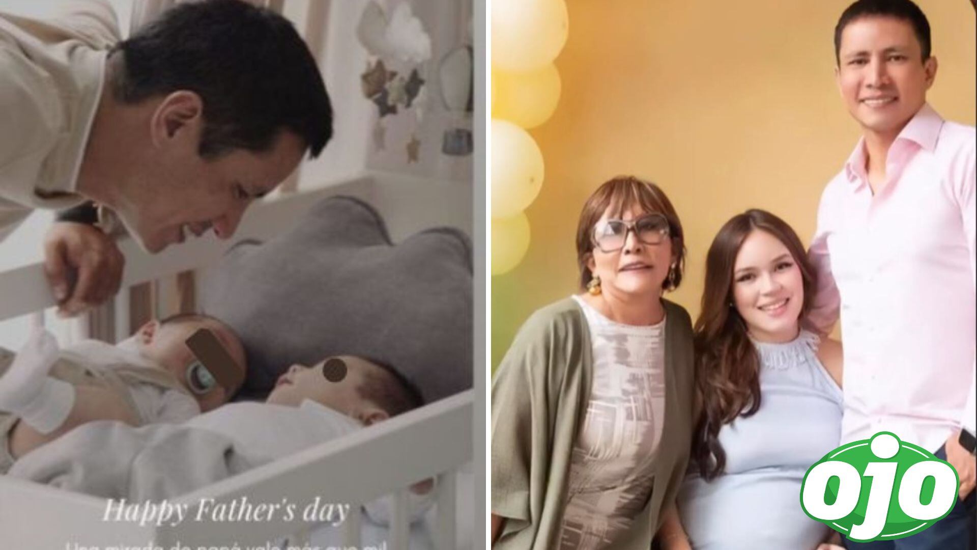 Cómo festejó Renzo Costa su primer Día del padre. Foto: (Instagram/@renzocosta, @marinaaurorabustamante).