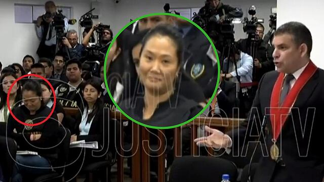 La polémica sonrisa de Keiko Fujimori tras descargo del fiscal Rafael Vela (FOTOS)