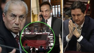 Congreso desestima censura a Salaverry y limpia a Becerril y Chávarry