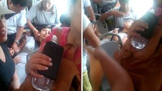 Mujer se descompensa por calor dentro de bus del Metropolitano (VIDEO)