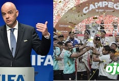 Gianni Infanto, presidente de la FIFA, elogió a Universitario por triunfo en la Liga 1