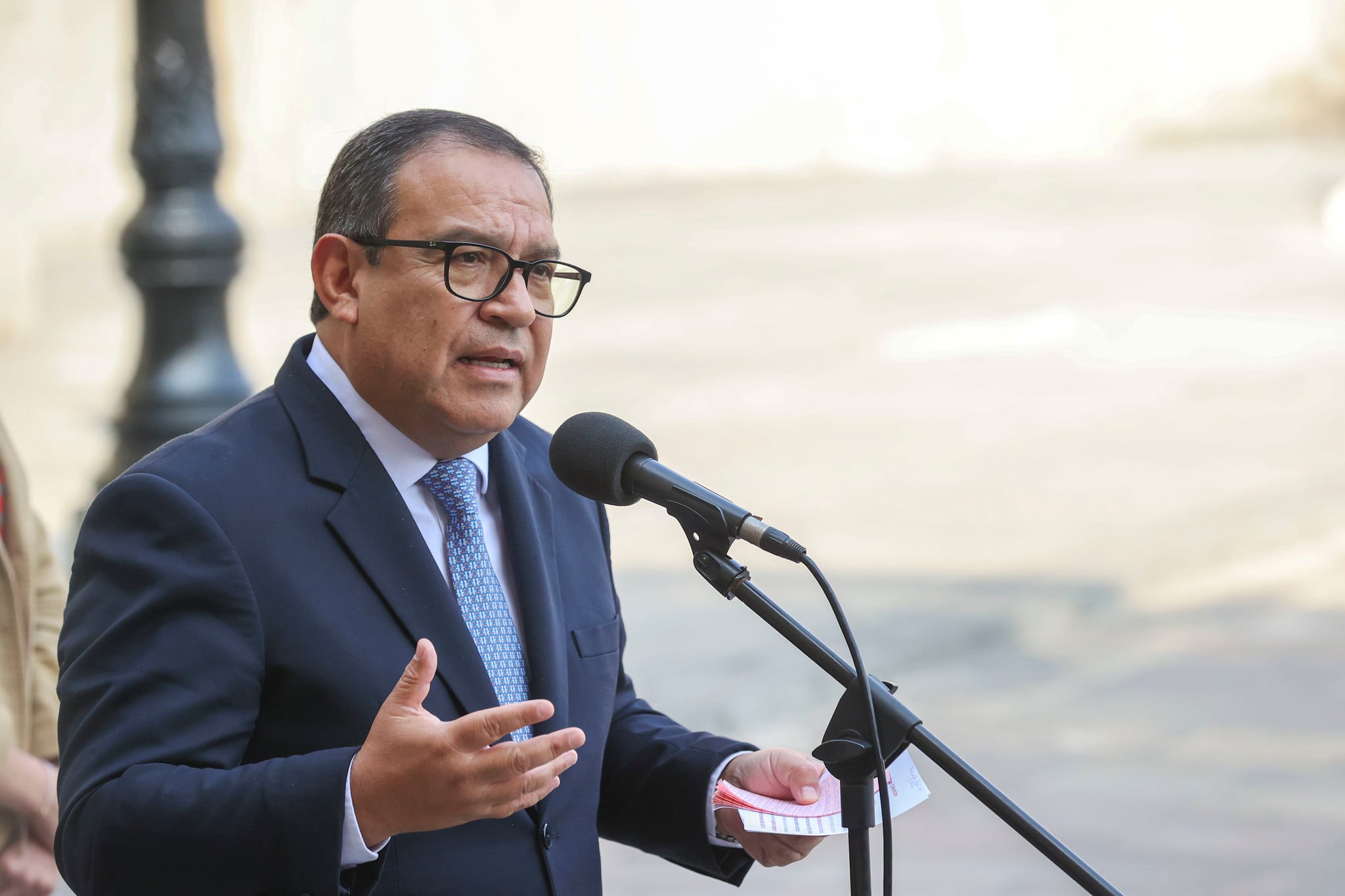 Alberto Otárola sobre peruanos en Israel: “Lo más importante es juntarlos con sus familias aquí en Perú” (Foto: PCM)