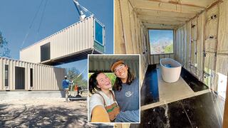 Construyen la casa de sus sueños, que tiene de todo menos agua potable