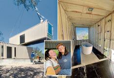 Construyen la casa de sus sueños, que tiene de todo menos agua potable