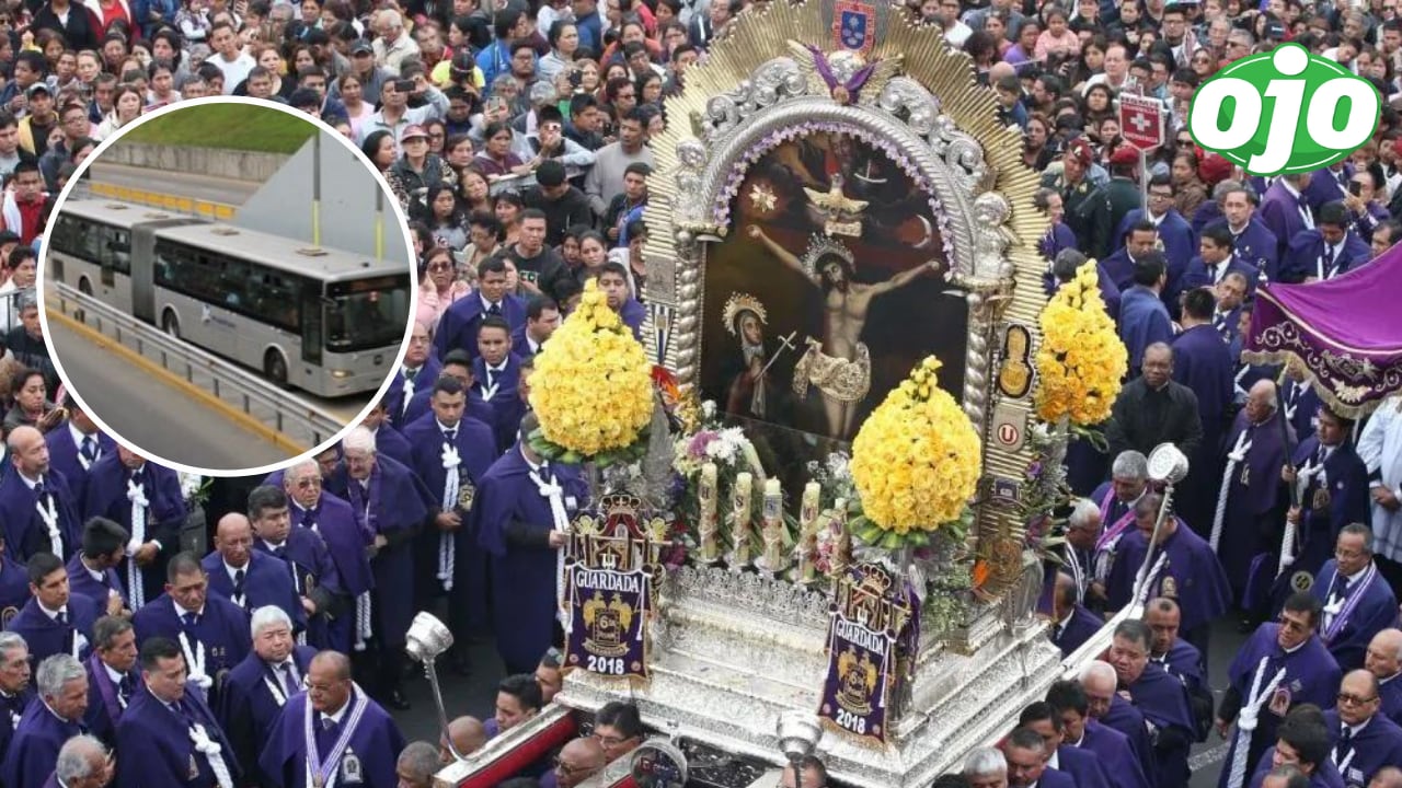 ¿Cuáles son los desvíos para el cuarto recorrido del Señor de los Milagros?