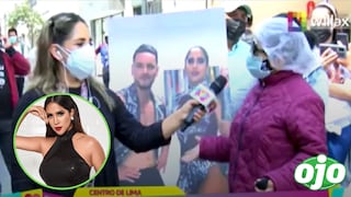 Melissa Paredes: Mujer amenaza con tirarle huevo y cachetada por “engañar” a Rodrigo Cuba | VIDEO