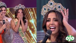 Luciana Fuster quiso llorar tras ser coronada ‘Miss Grand Perú', pero no pudo: “Prometo no decepcionarlos”
