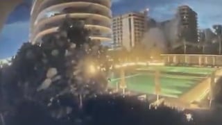 EE.UU.: las estremecedoras imágenes del derrumbe de un edificio en Miami | VIDEO 