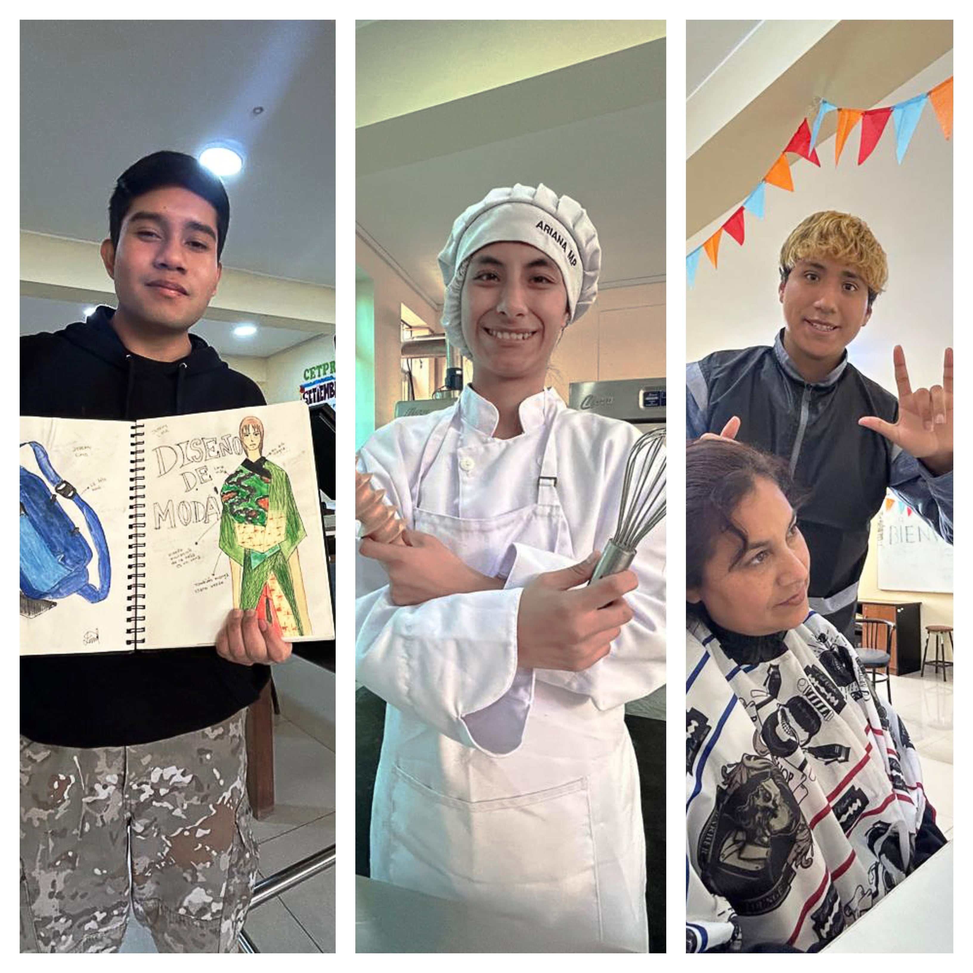 Jóvenes sordos estudian en Cetpro inclusivo.