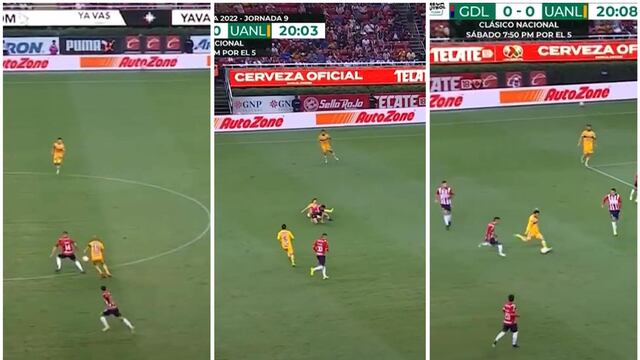 El fallo de Ormeño: perdió el balón, intentó recuperar, pero Tigres igual llegó al gol | VIDEO