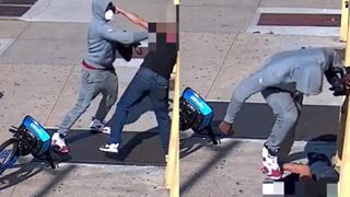 Ladrón golpea salvajemente a un anciano y le pisa la cara | VIDEO
