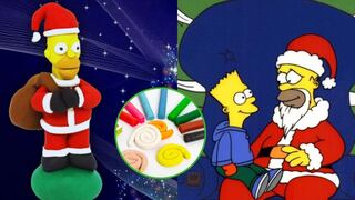 ¡Taller gratuito de plastilina! Sus hijos podrán recrear a Homero Santa Claus en workshop navideño