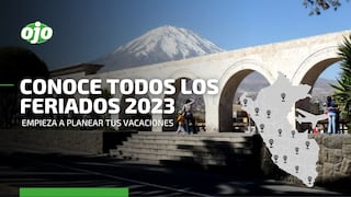 ¿Cuáles son los feriados y días no laborables del 2023 en Perú?