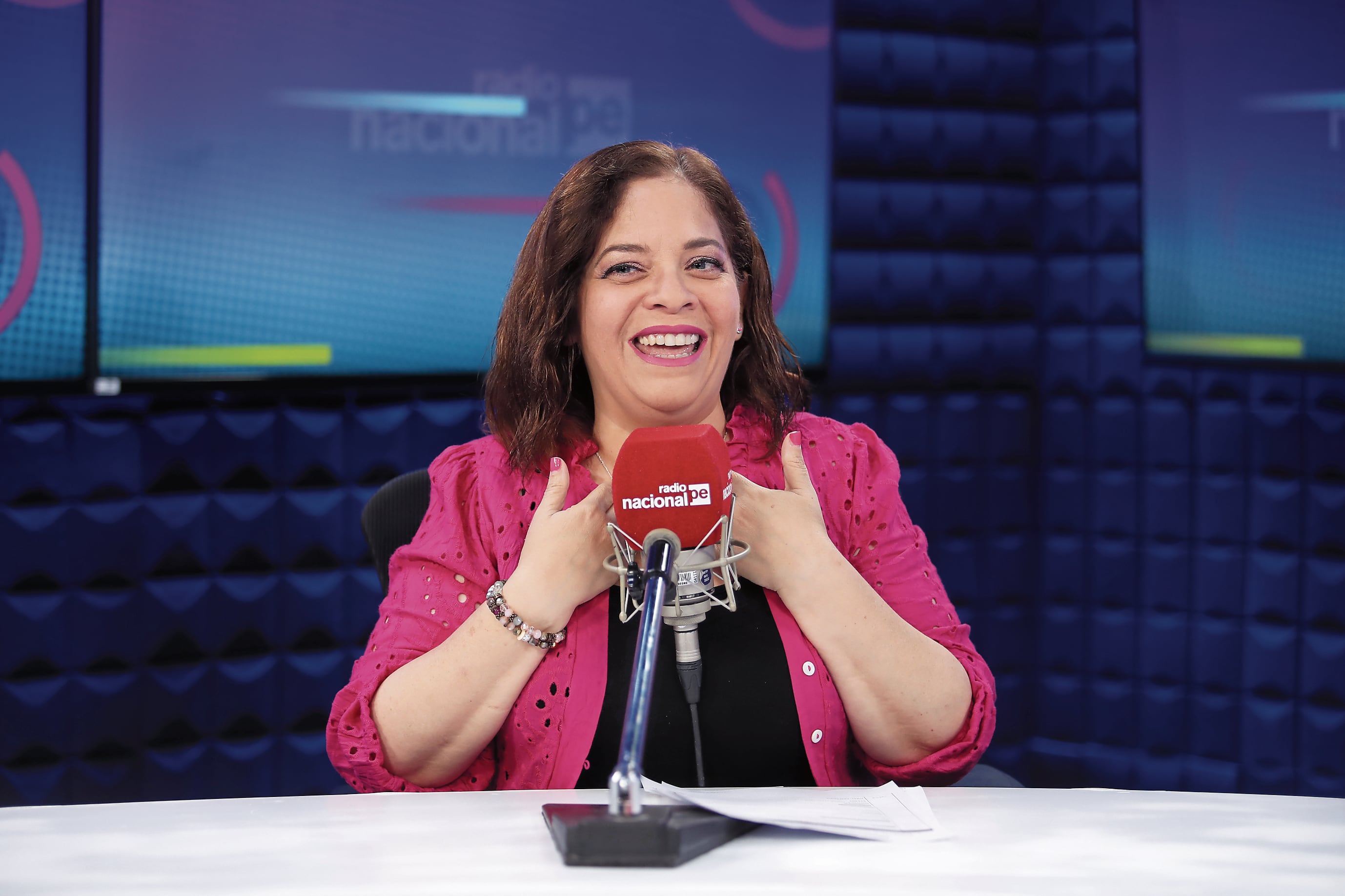 Angie es comunicadora de profesión y tiene más de 10 años trabajando en el mundo de la radio. / Fotos Jesús Saucedo @photo.gec