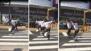 Fiestas Patrias: bailan huayno de forma espectacular en plena calle (VIDEO)