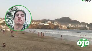 Santa María del Mar: familiares buscan a joven desaparecido en playa (VIDEO)