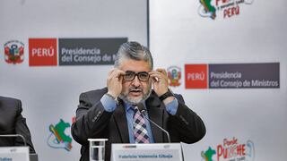 Ministro de Cultura, Fabricio Valencia, está en la picota porque ronda su censura