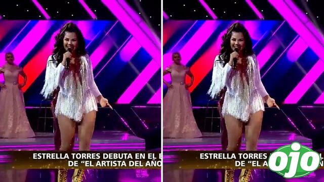 Estrella Torres debutó en ‘El artista del año’ con un mix de Corazón Serrano 