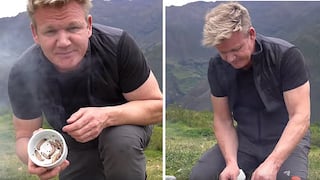 Gordon Ramsay prepara platillo a base de gusanos y pisco en Cusco | VIDEO