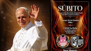Presentan obra teatral “Súbito” inspirada en la visita del Papa León XIV