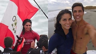 El mensaje alentador de Coco Maggio a su novia surfista Vania Torres, ganadora de medalla de plata 