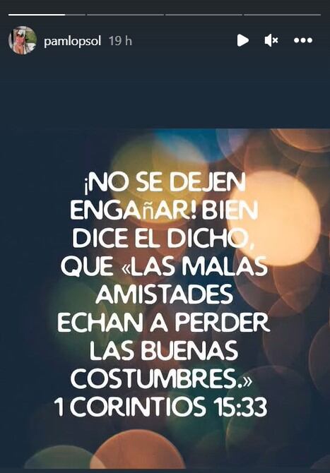 Qué dijo Pamela López tras despido de Christian Cueva. Foto: (Instagram/@pamlopsol).