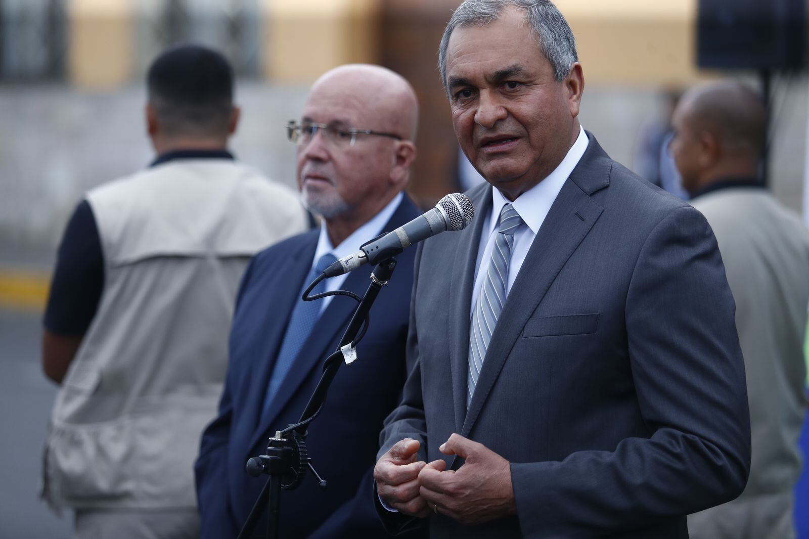 Ministro Romero se refirió sobre los migrantes en el país. Foto: GEC