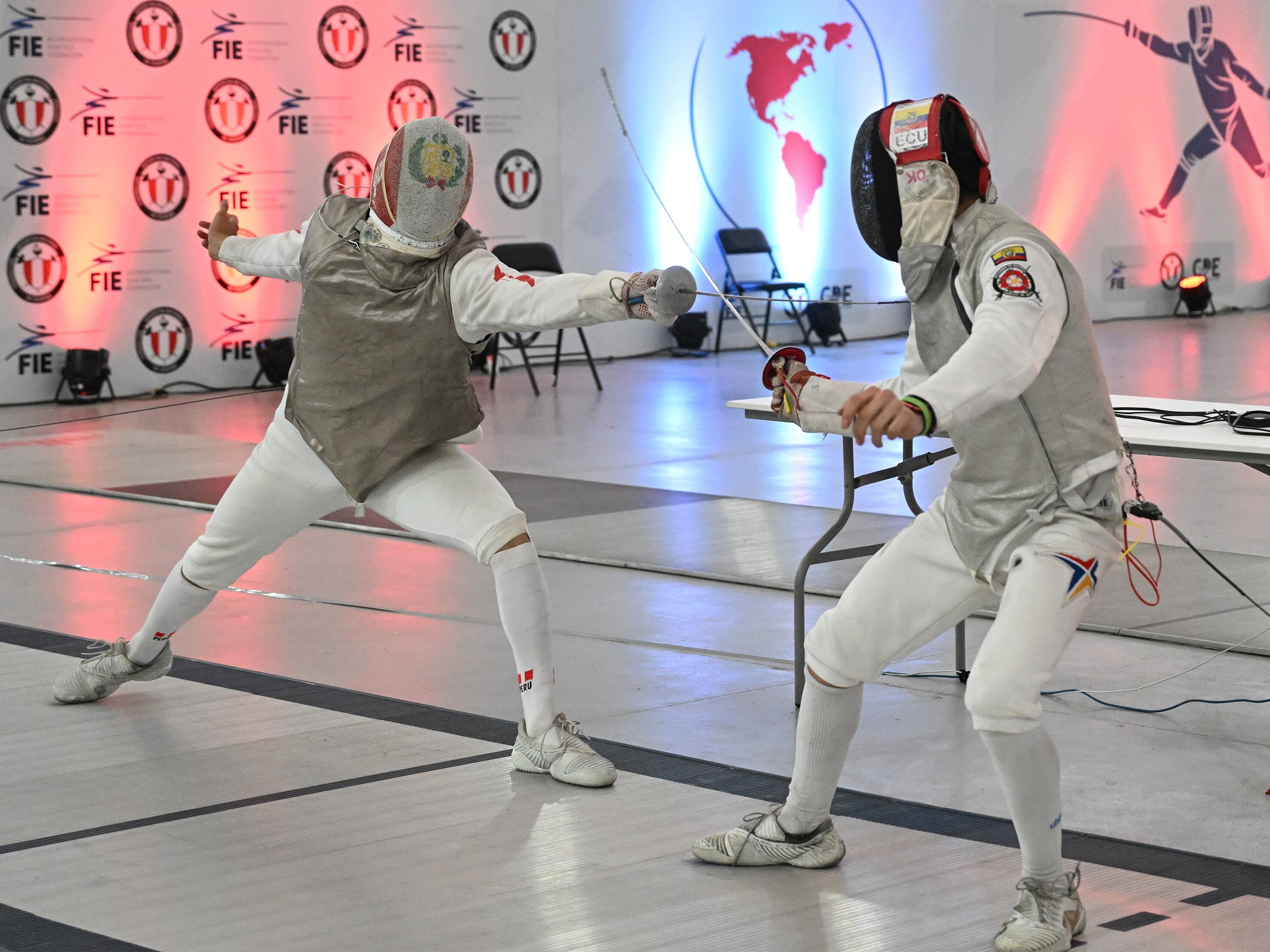 CHAMPIONNATS PANAMÉRICAINS (LIMA)- FOIL MEN
In photo: RAMIREZ Victor PERU
Photo Augusto Bizzi