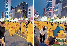 Cientos de Pikachu toman calles durante impresionante festival en Corea del Sur