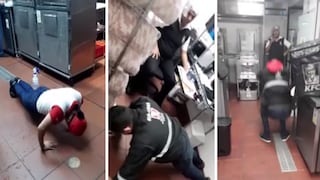 Trabajadores de KFC denuncian haber sido obligados a hacer planchas por llegar tarde | VIDEO